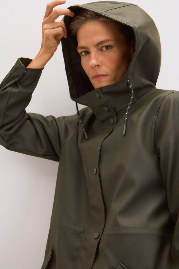 Vero Moda Chubasquero curto  Verde
