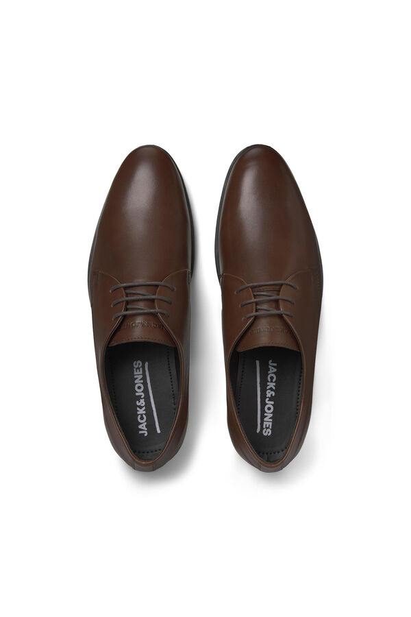 Cortefiel Leather dress shoes Brown