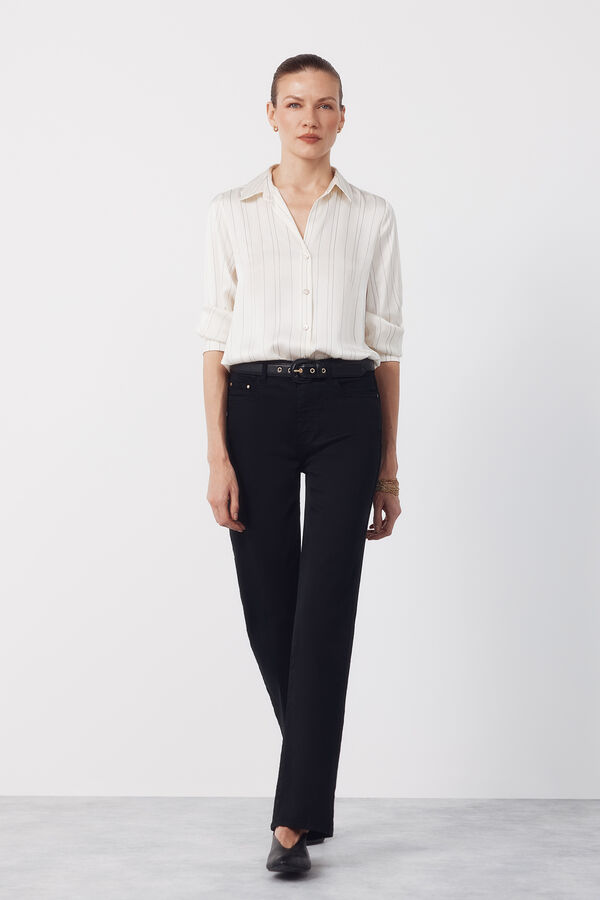 Cortefiel Sensational straight jeans Black