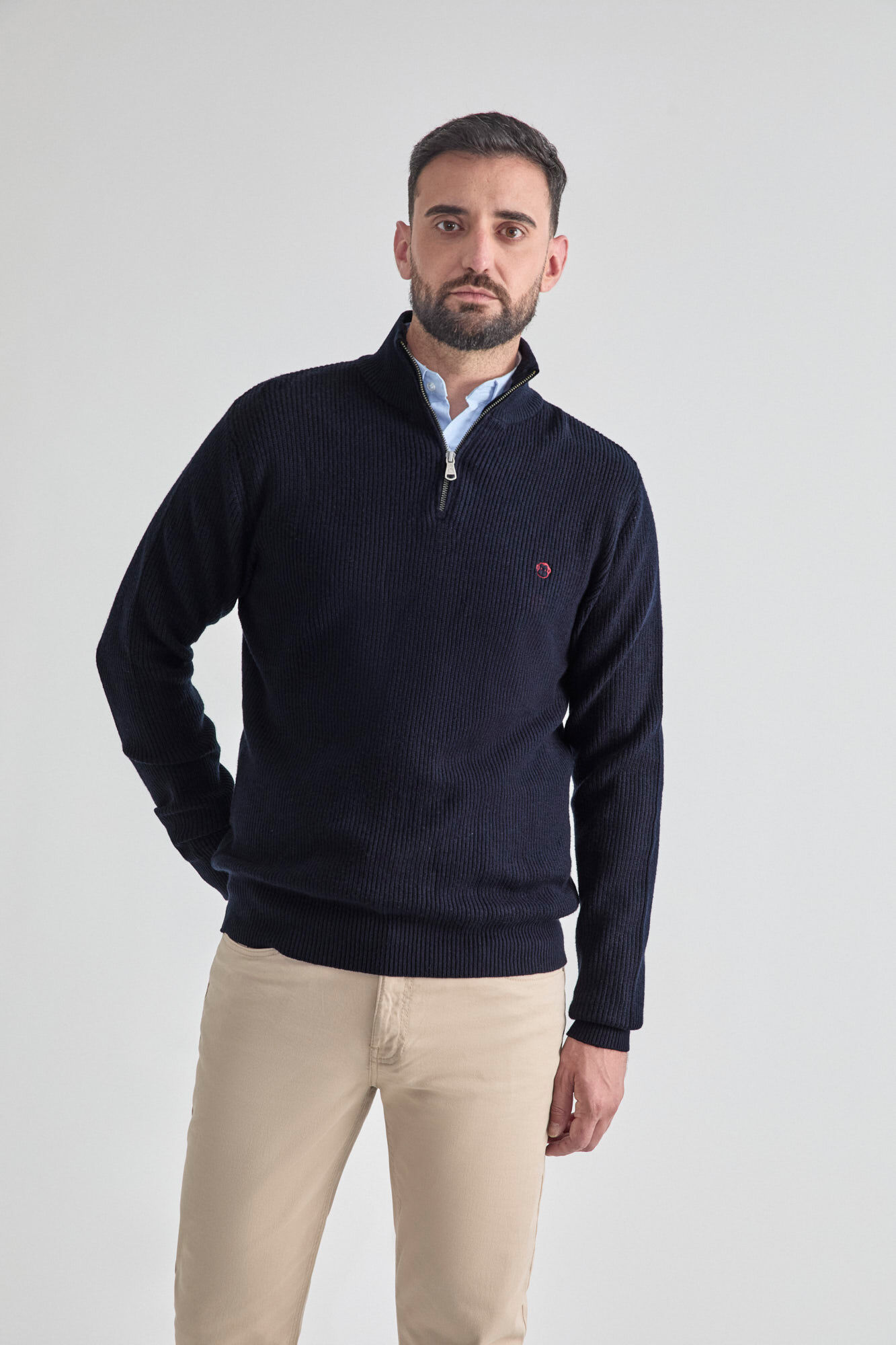 Street Monkey Pul&ocirc;ver com fecho &eacute;clair