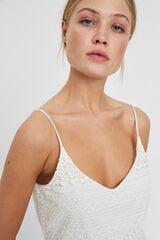 Vero Moda Top de alças com renda Branco