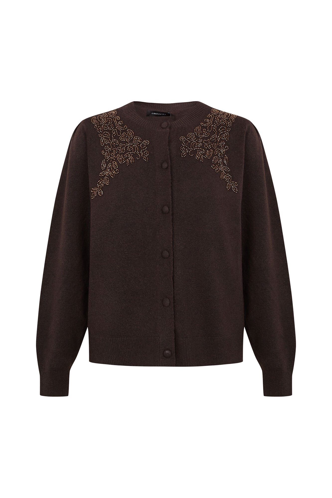 Cortefiel Embroidered bead jacket