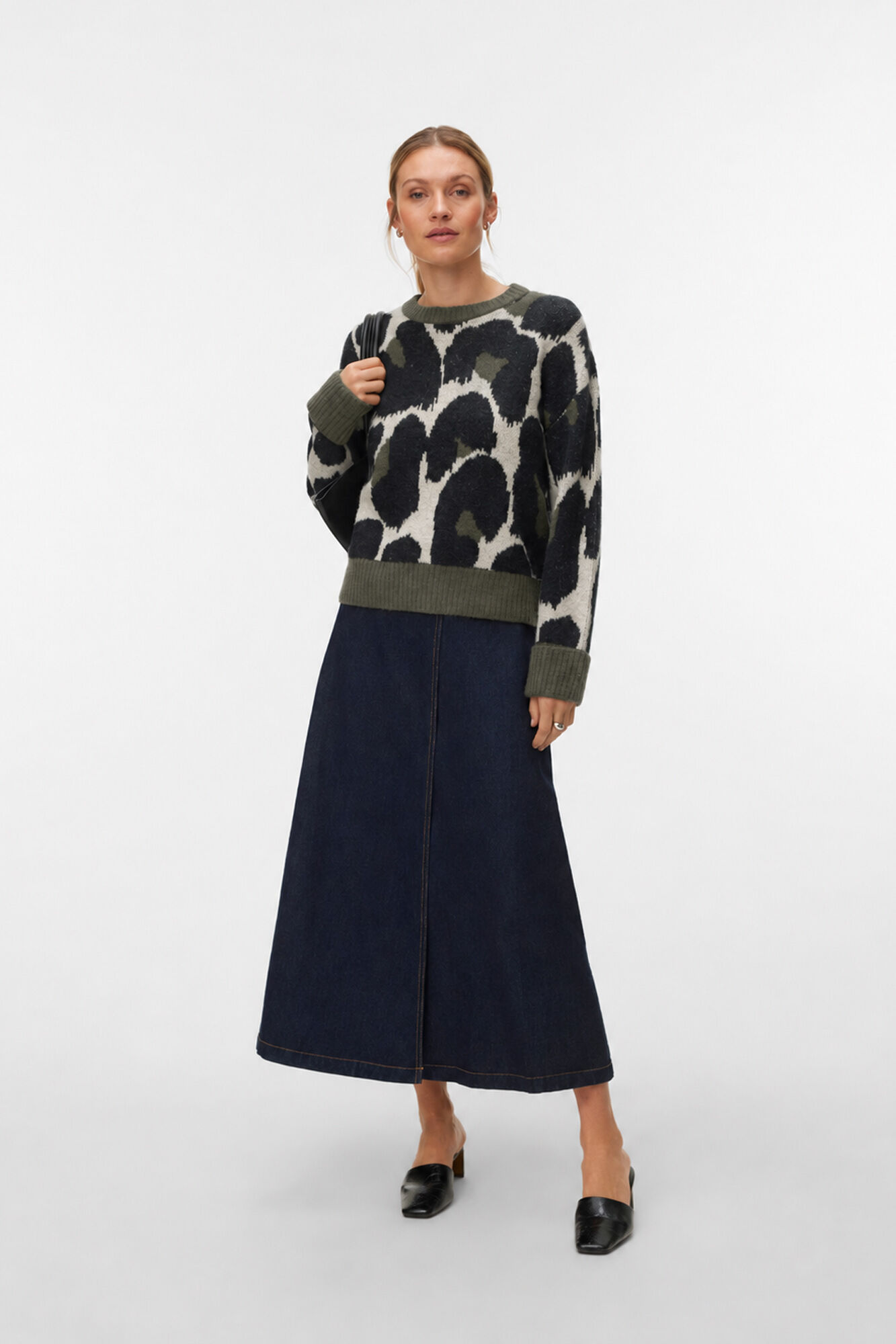 Vero Moda Camisola de malha estampada