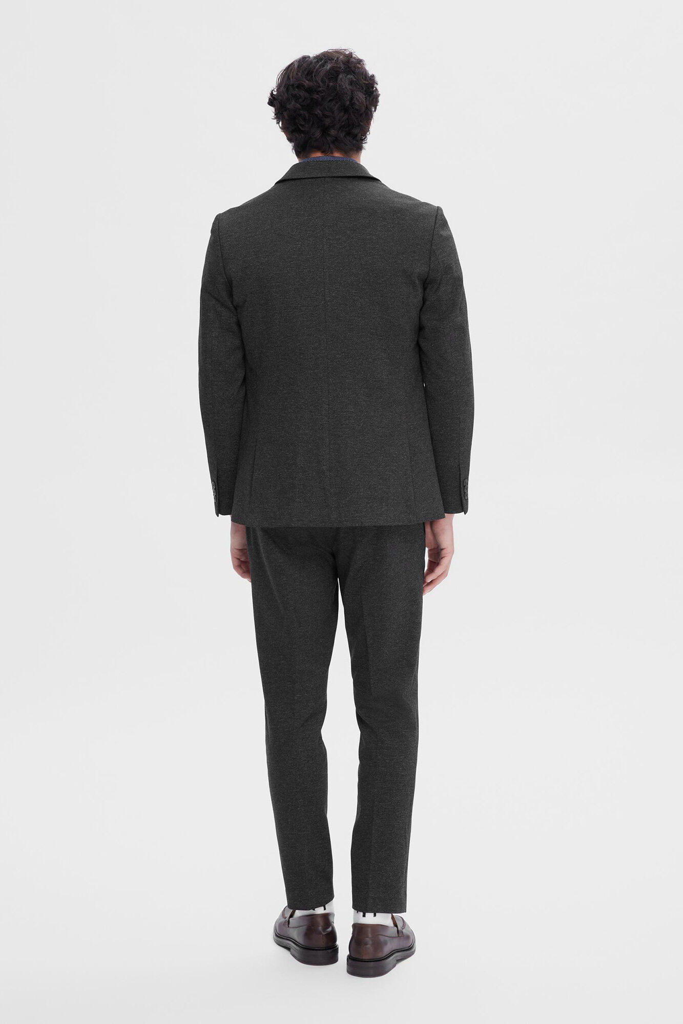 Mens grey slim fit blazer online