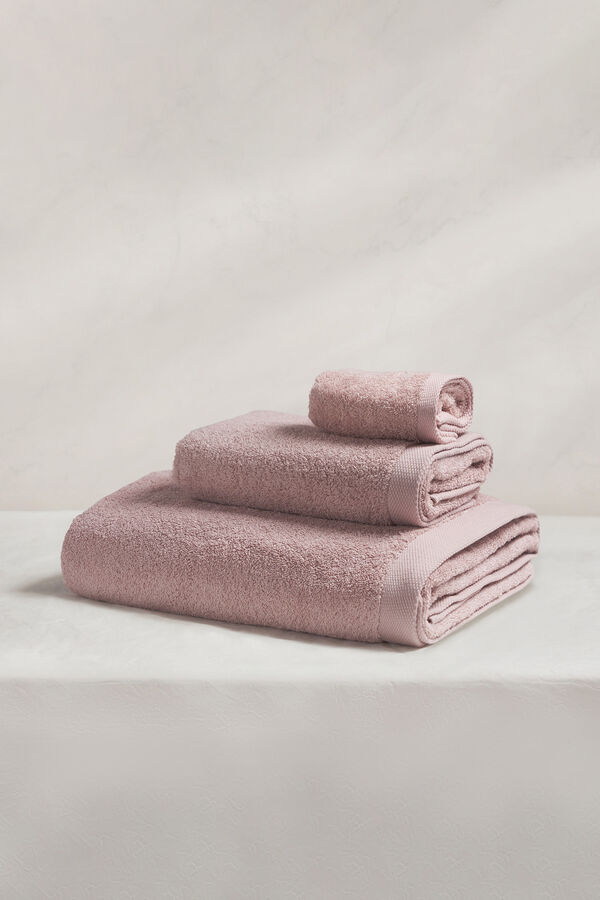 Cortefiel Blue Ocean 550 Face Cloth 30x50 cm Pink