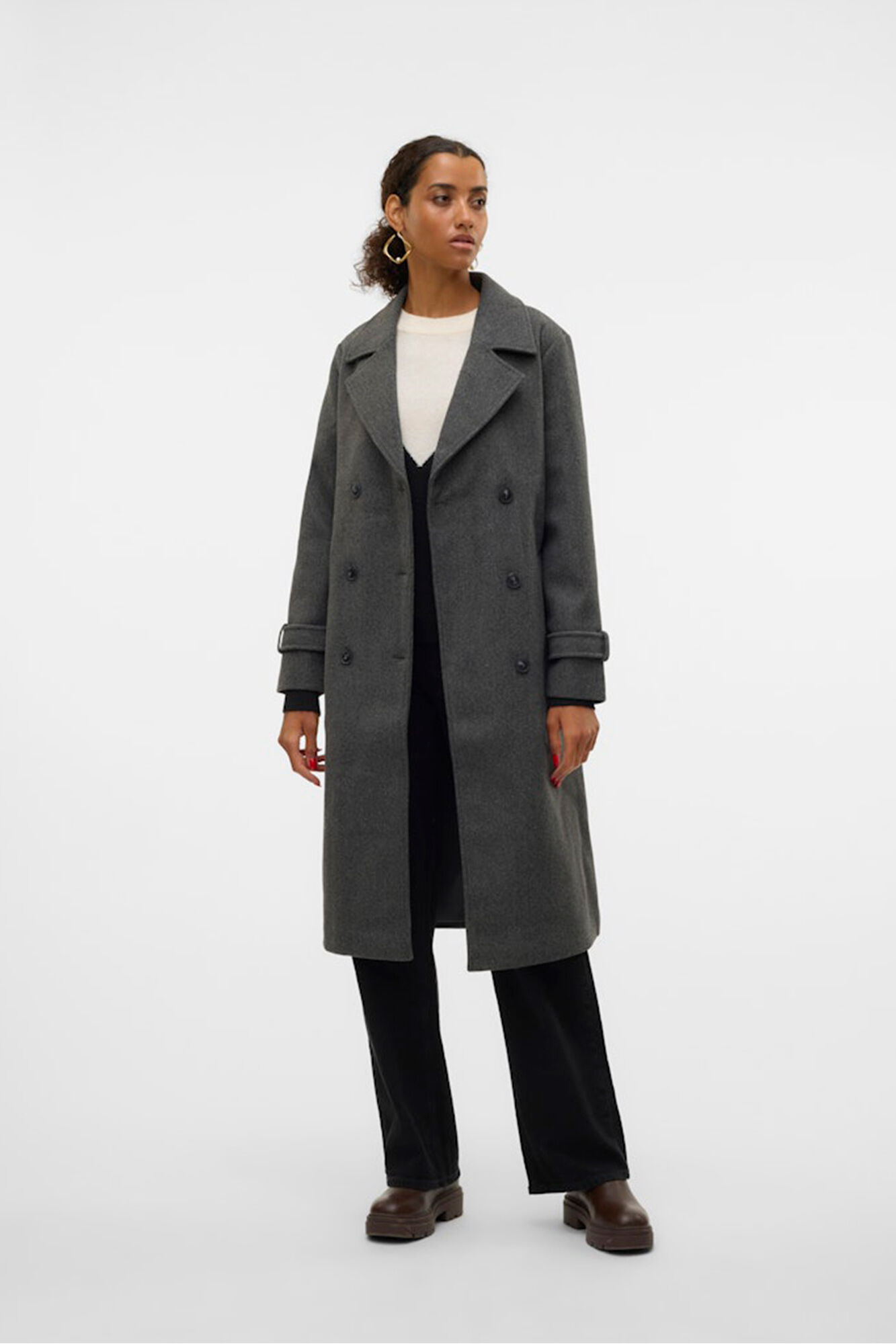 Vero Moda Sobretudo de pano de manga manga