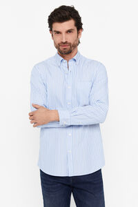 Cortefiel Striped Coolmax shirt  Blue