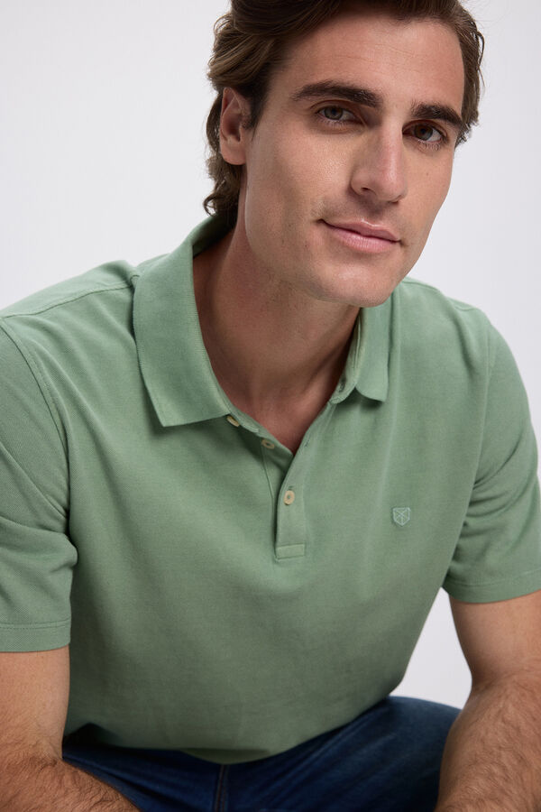 Jack & Jones Polo liso regular fit Verde