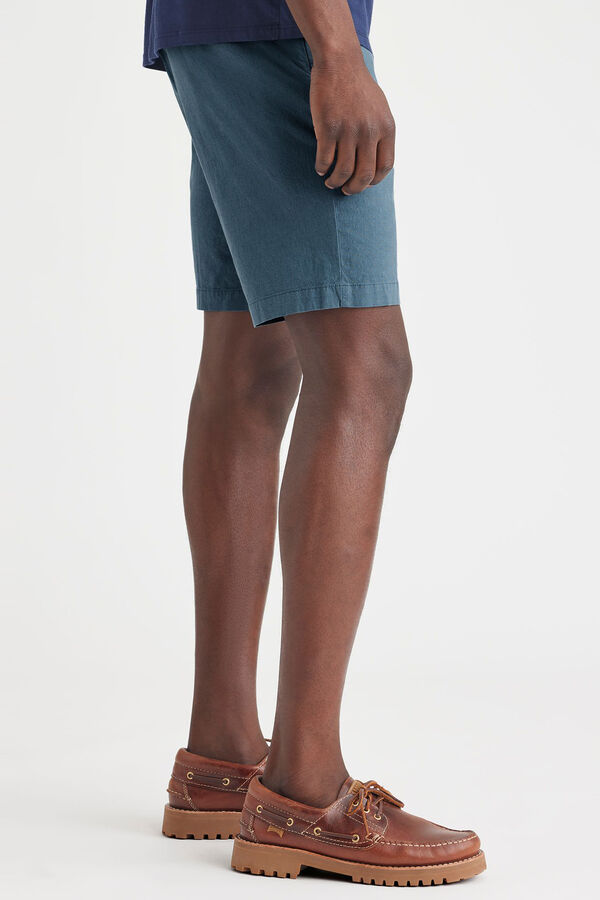 Cortefiel Essential slim fit Bermuda shorts Blue