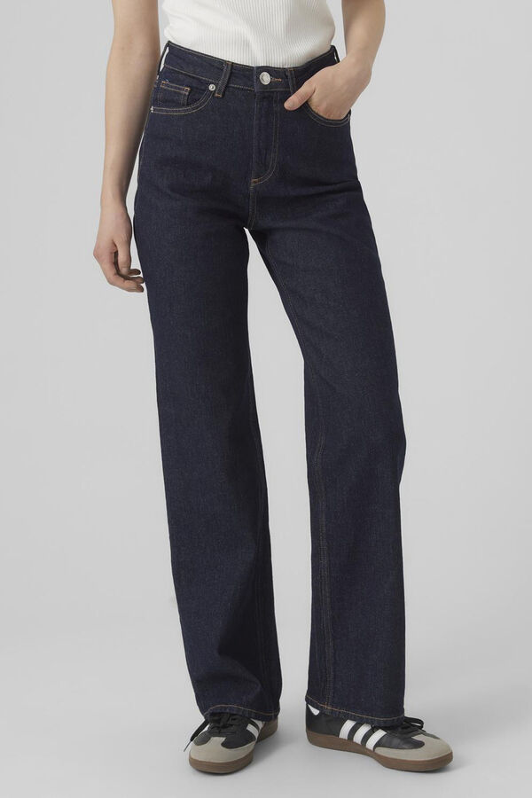 Cortefiel Wide leg jeans    Navy