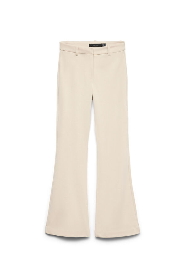 Vero Moda Cal&ccedil;as de alfaiataria acampanadas Tostado