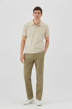 Cortefiel Classic fit chinos Gray