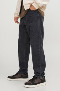 Cortefiel Relaxed fit jeans Black