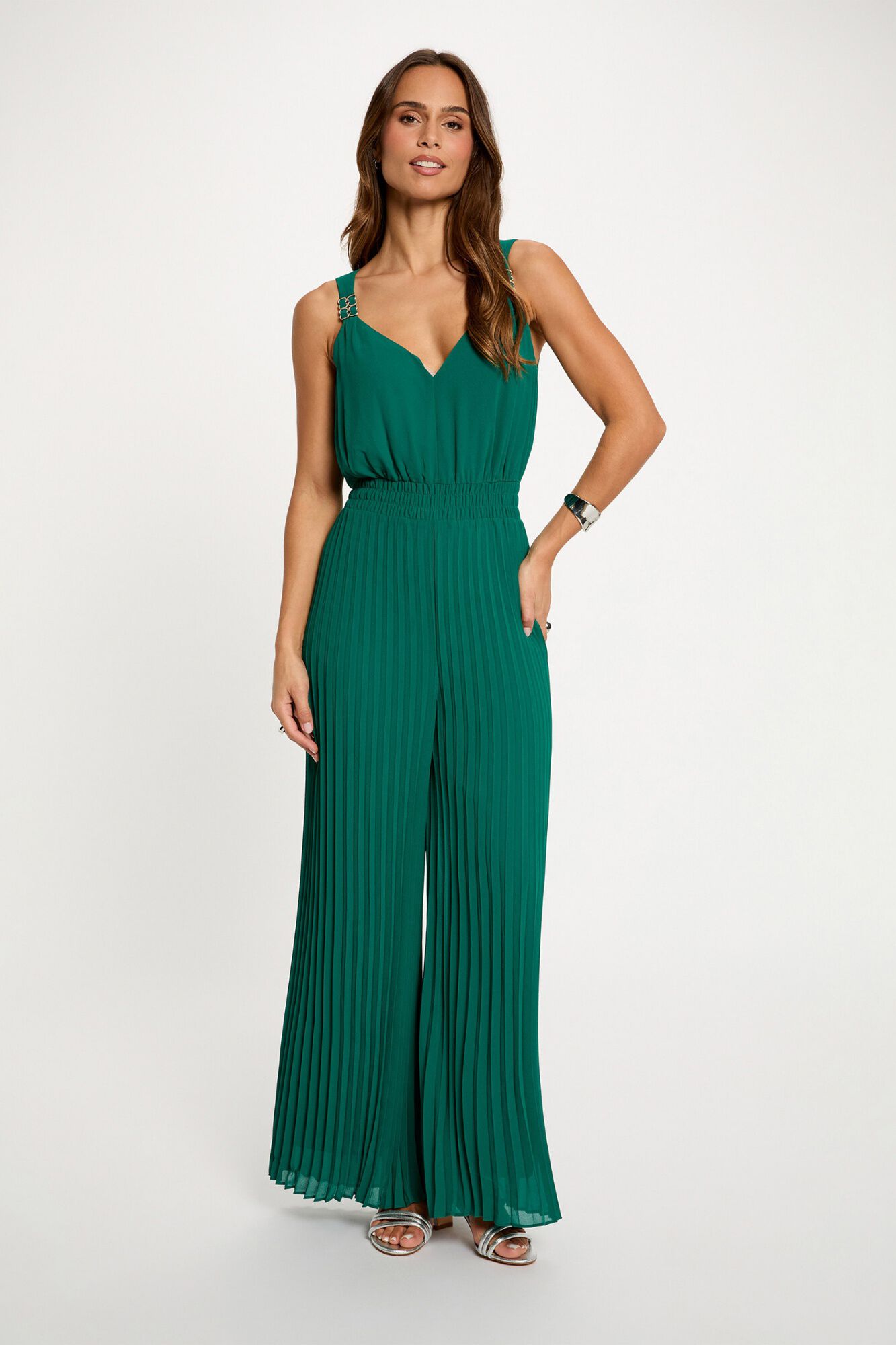Morgan Pleated leg jumpsuit