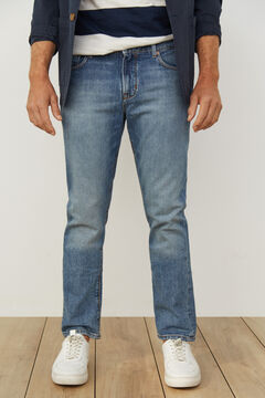 Cortefiel Regular fit jeans Royal blue