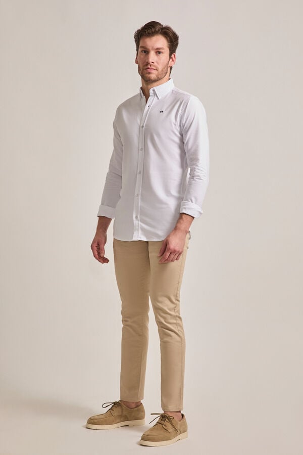 Street Monkey Camisa manga comprida Branco