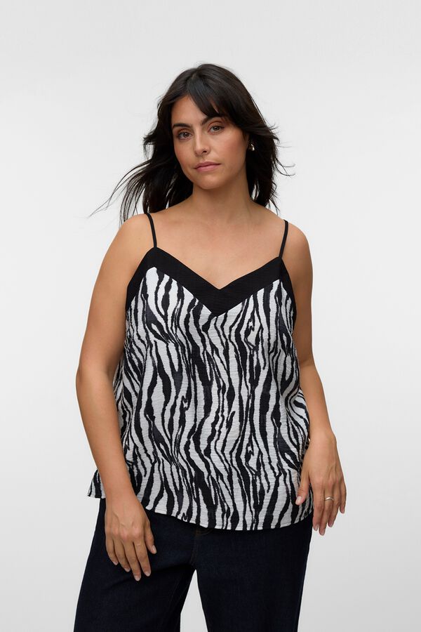 Vero Moda Curve Plus size vest top Black