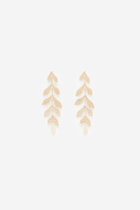 Cortefiel Leaf earring Gold