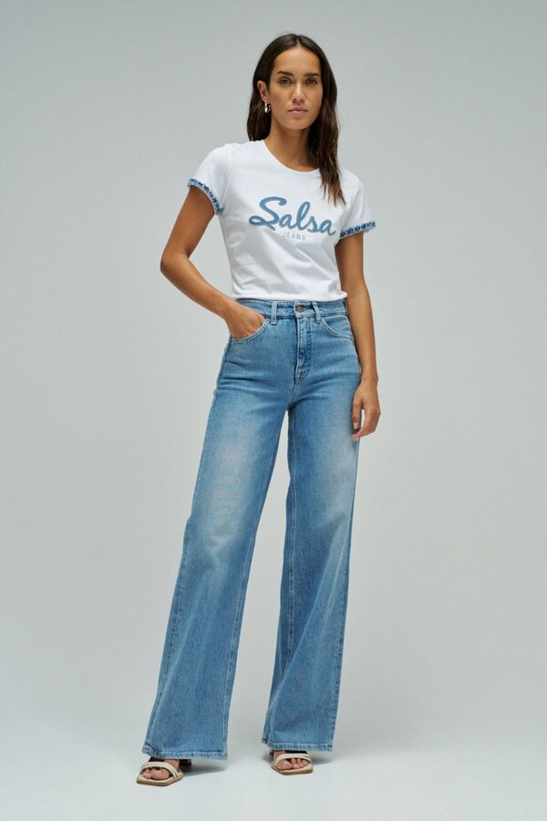 Salsa Jeans T-shirt slim fit Branco
