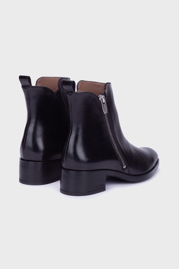 Wonders Botins Bonjour 10 em pele Preto