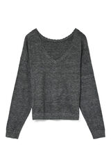Vero Moda Camisola de malha reversível Cinzento