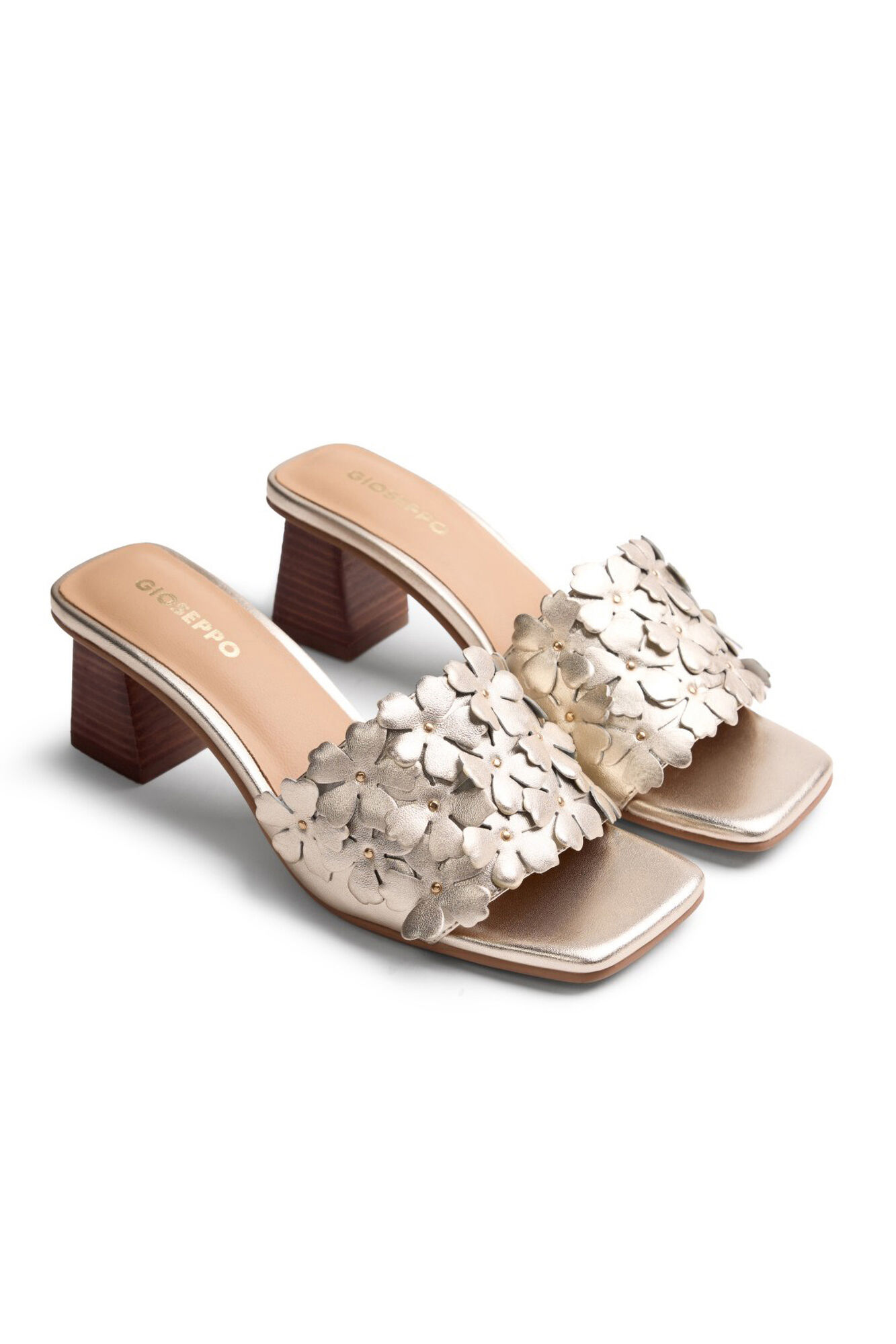 Gioseppo Mules salto de pele