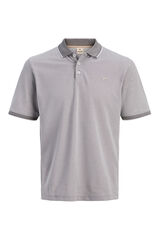Jack & Jones Polo b&aacute;sico manga curta Cinzento