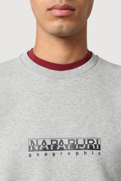 Cortefiel Napapijri B-BOX H round neck sweatshirt Gray