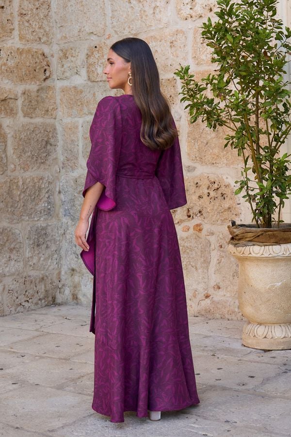 Pol&iacute;n Et Moi Vestido comprido Villa Roxo