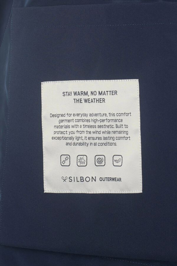 Silbon Technical windbreaker Navy