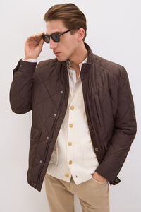 Cortefiel Puffer jacket Dark brown