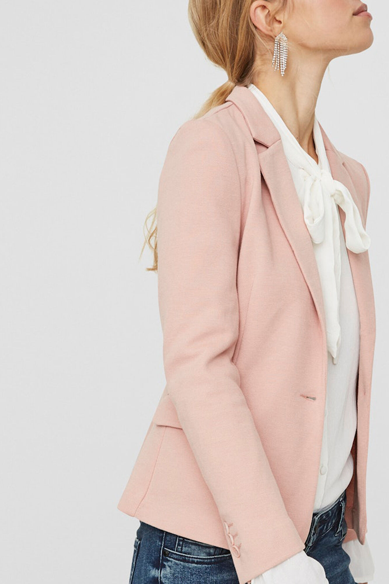 Vero Moda Blazer manga comprida com bolsos
