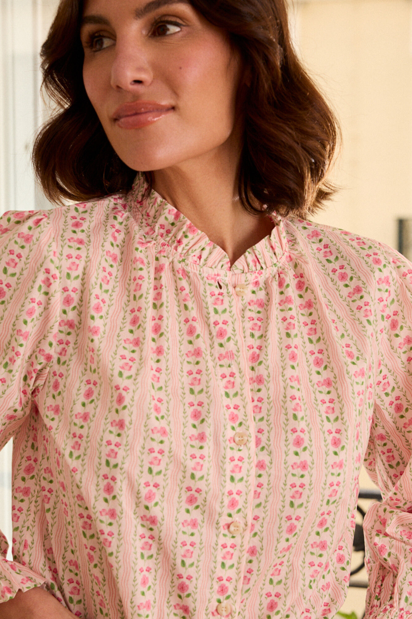 Pol&iacute;n Et Moi Camisa de flores Roberta