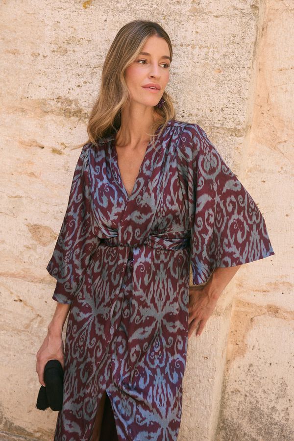 Pol&iacute;n Et Moi Vestido de convidada Artemisa Granada