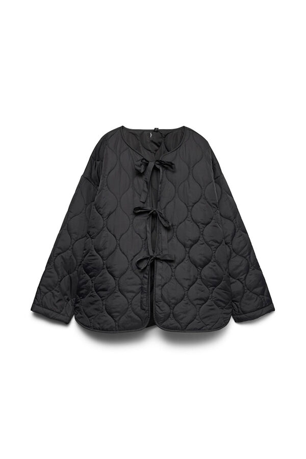 Vero Moda Curve Casaco acolchoada de tamanho grande Preto