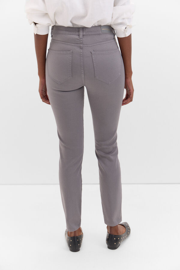 Cortefiel Pantalones Sensational Color Grey
