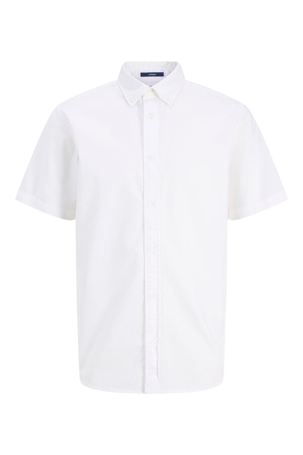 Jack & Jones Short sleeve oxford shirt White