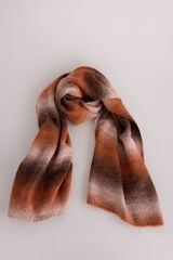 Slowlove Bufanda gruesa rayas Naranja