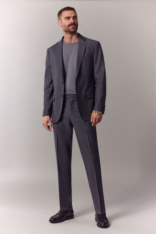 OOTO Camiseta b&aacute;sica ligera Gris