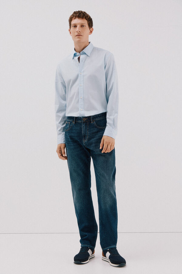 Cortefiel Regular fit jeans Blue