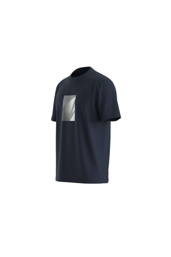 HUGO T-shirt de manga curta Azul