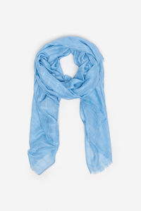 Cortefiel Zigzag scarf Blue