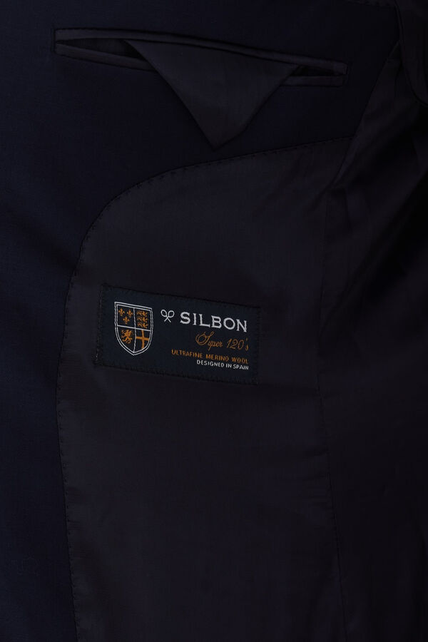 Silbon Macacão stretch natural Azul
