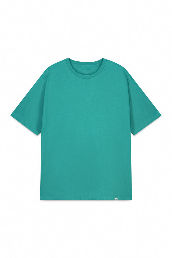 Cortefiel T-shirt b&aacute;sica Verde