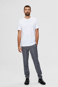 Cortefiel Short-sleeved 100% organic cotton T-shirt White