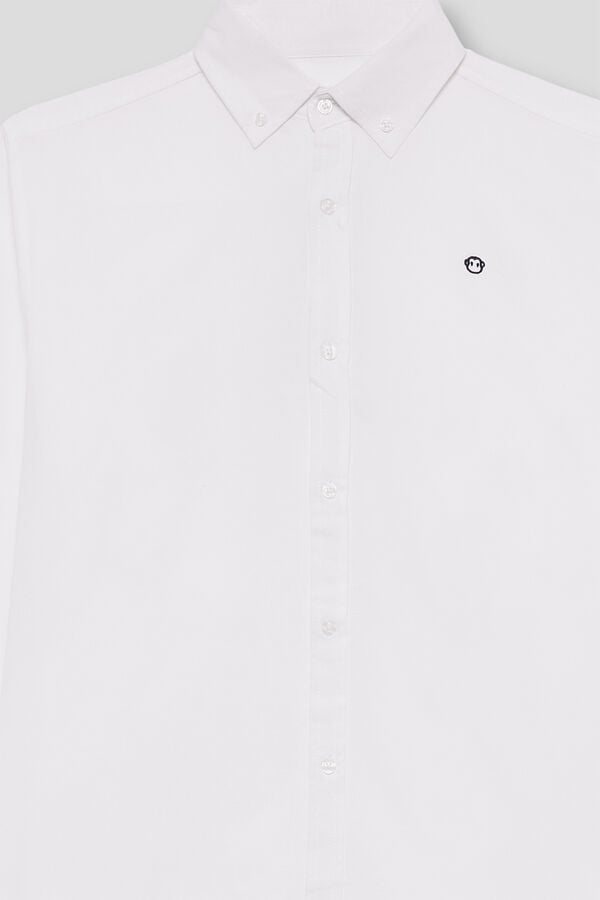 Street Monkey Camisa manga comprida Branco