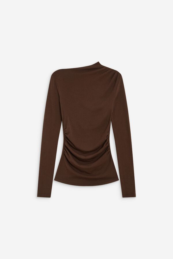 Grace & Mila Aurygny long sleeve T-shirt Dark brown
