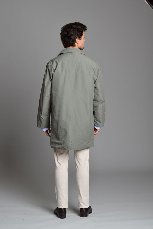 Cortefiel Trench coat Green