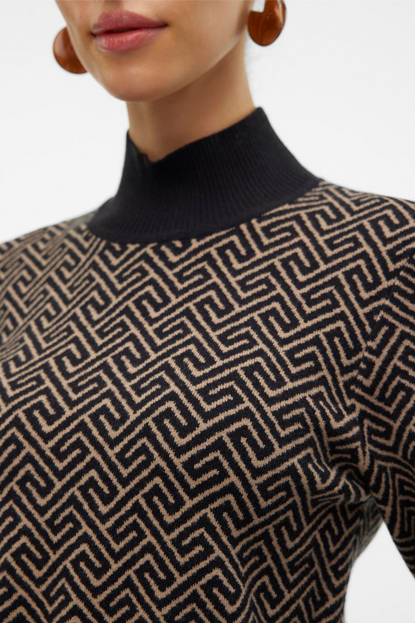 High neck jersey-knit jumper | Women's jumpers and cardigans High neck jersey-knit jumper | Women's jumpers and cardigans