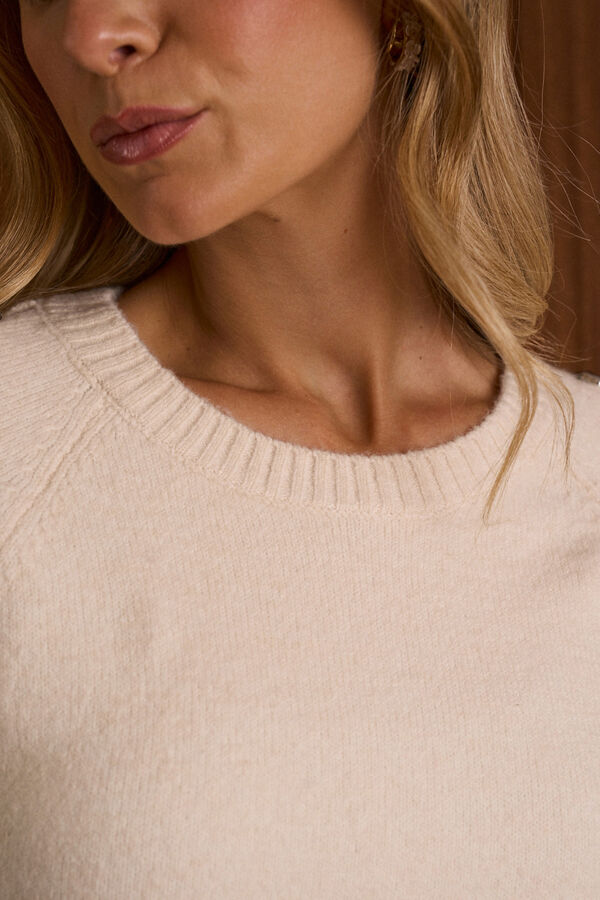 Pol&iacute;n Et Moi Pedras de Jersey Tostado